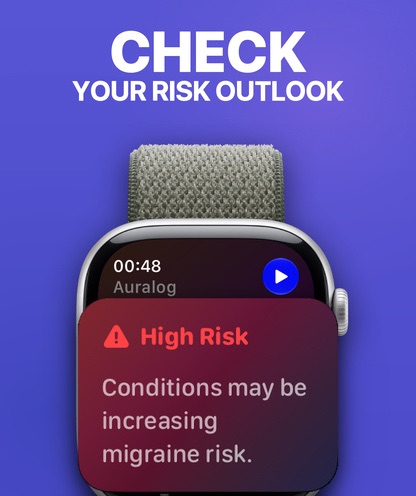 Check Auralog Risk Outlook on Apple Watch